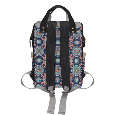 Bohemian Pattern Print Design 02 Diaper Bag Backpack