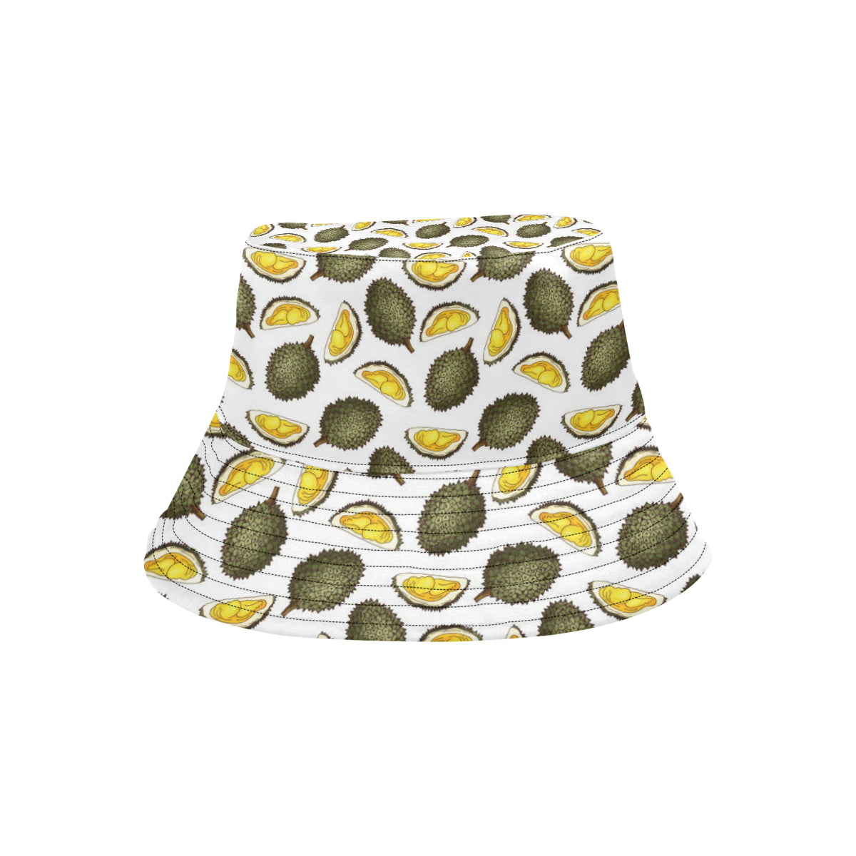 Durian Pattern Print Design DR03 Unisex Bucket Hat