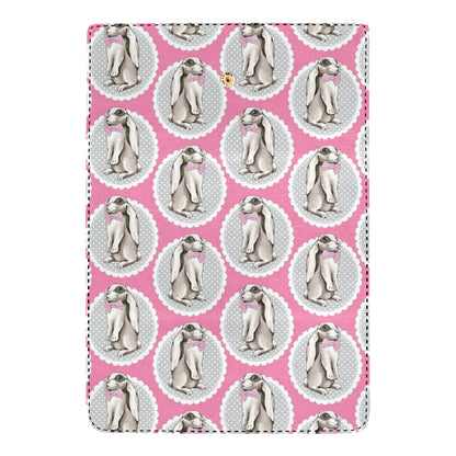 Rabbit Pattern Print Design RB019 Women's Trifold Wallet