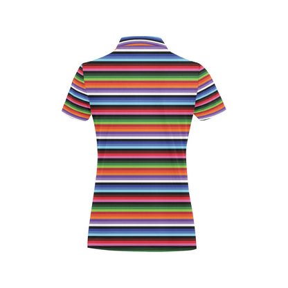 Serape Design Women's Polo Shirt