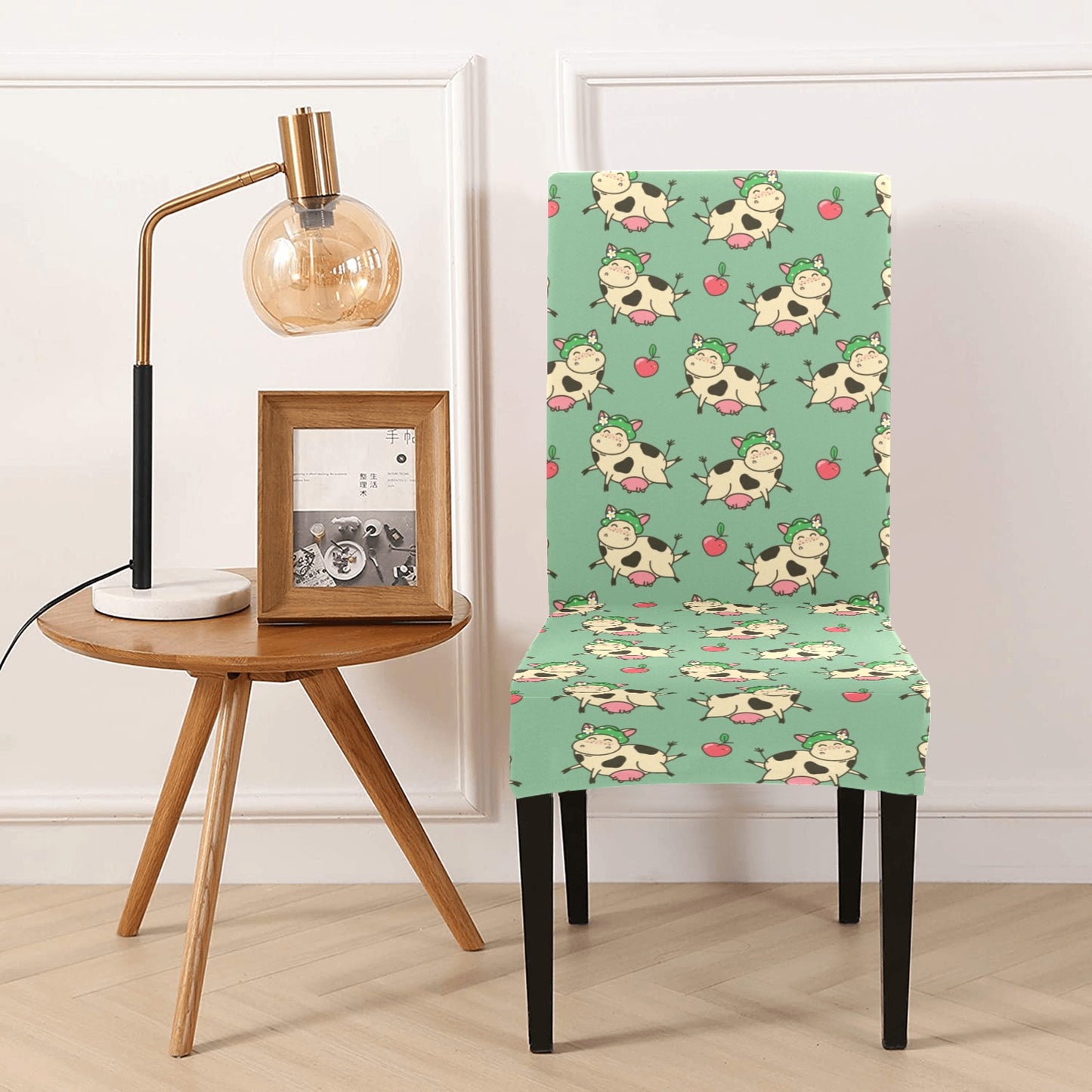Cattle Print Design LKS402 Dining Chair Slipcover