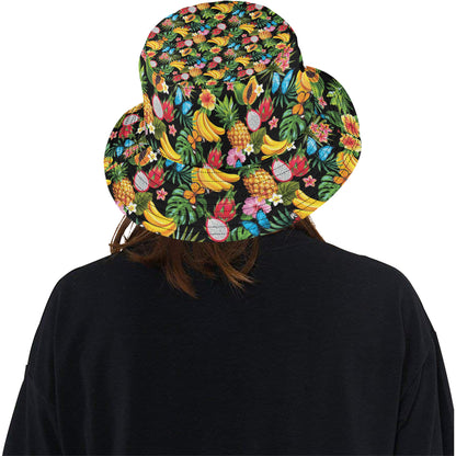 Tropical Fruits Pattern Print Design TF04 Unisex Bucket Hat