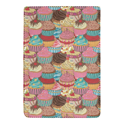 Cupcake Pattern Print Design CP01 Women's Trifold Wallet
