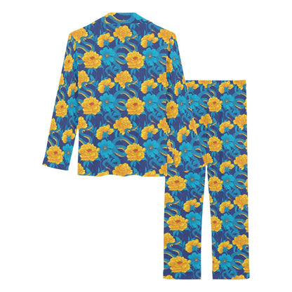 Boa Pattern Print Design 01 Women's Long Pajama Set