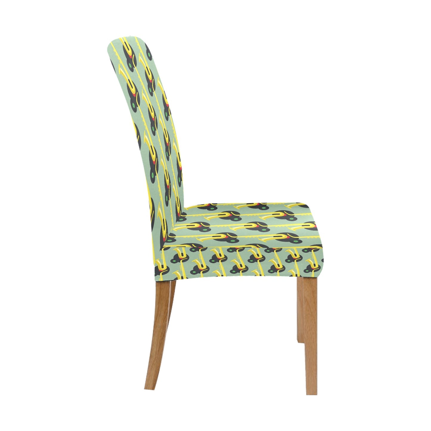 Saxophone Print Design LKS405 Dining Chair Slipcover