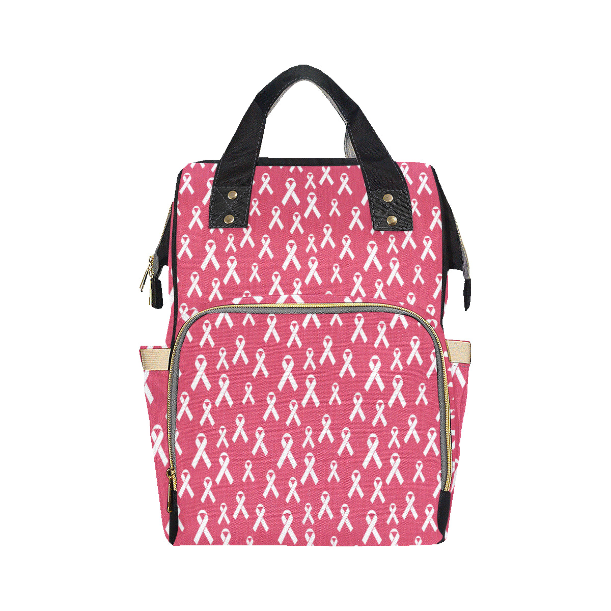 Breast Cancer Awareness Symbol Diaper Bag Backpack
