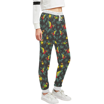 Parrot Themed Print Unisex Sweatpants