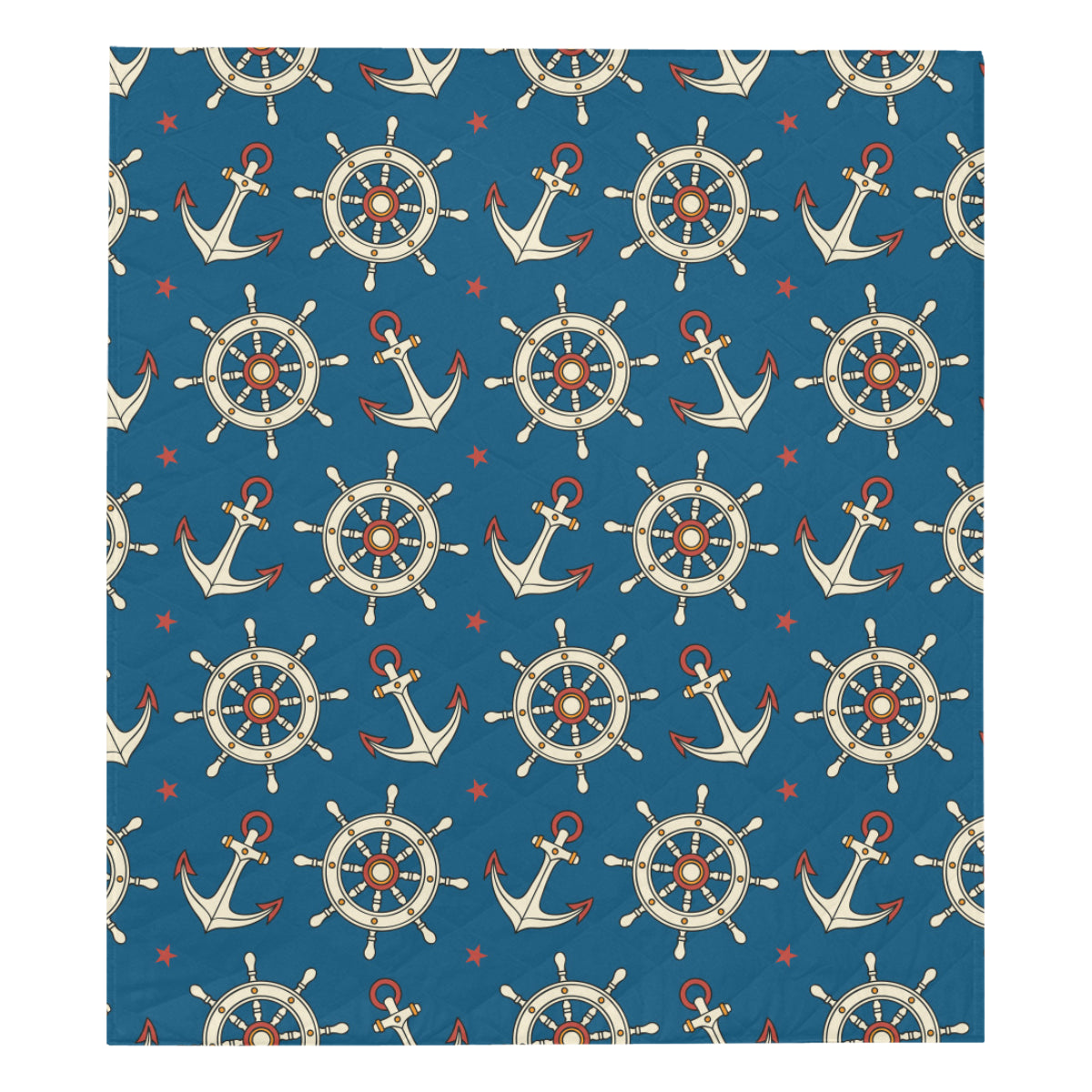 Anchor Pattern Print Design 02 Premium Quilt