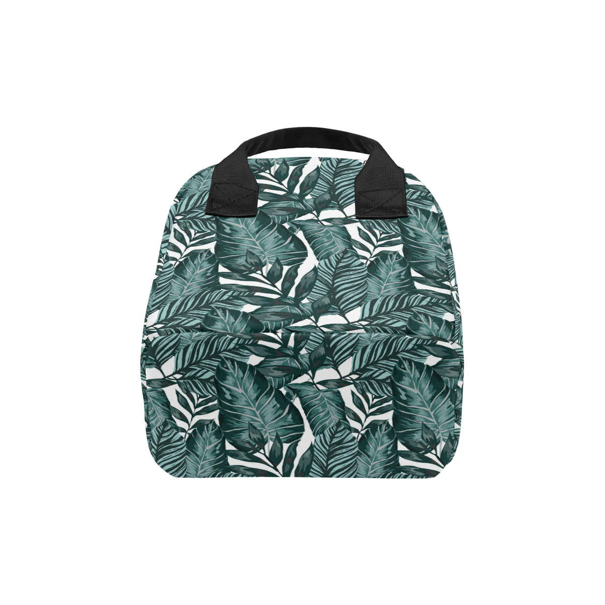 Tropical Palm Leaves Pattern Insulated Lunch Bag