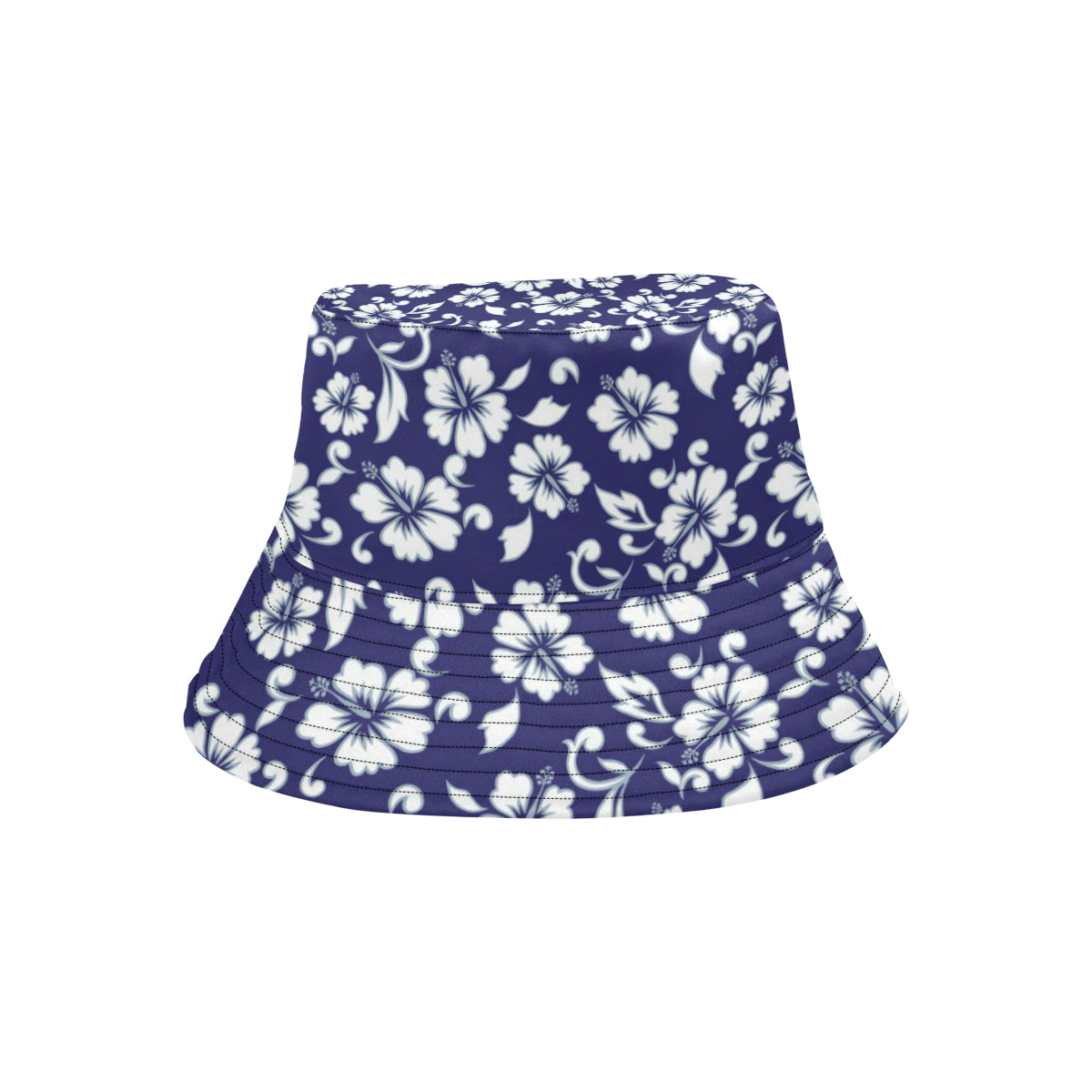 Hibiscus Pattern Print Design HB010 Unisex Bucket Hat