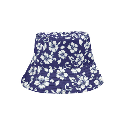 Hibiscus Pattern Print Design HB010 Unisex Bucket Hat