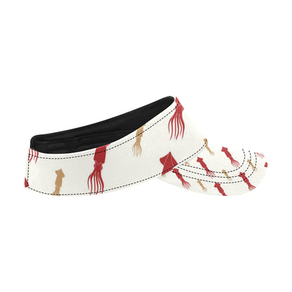 Giant Squid Pattern Print Design 01 Unisex Sun Visor