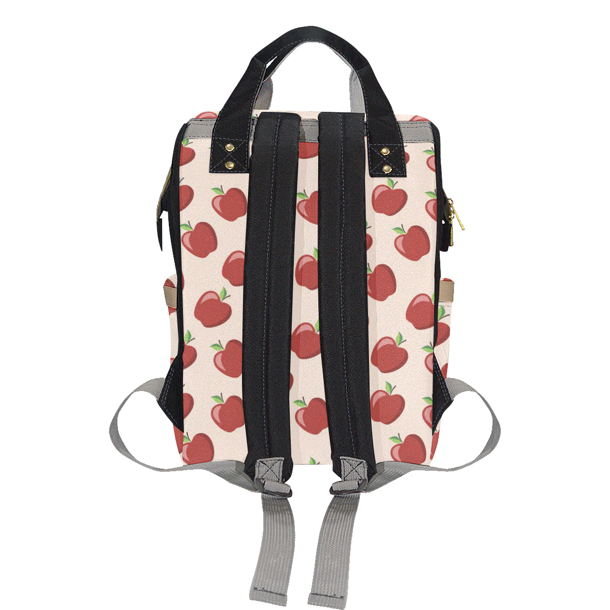 Apple Pattern Print Design AP01 Diaper Bag Backpack