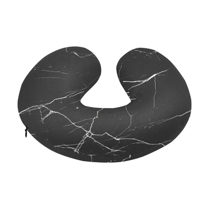 Marble Pattern Print Design 04 U-Shaped Travel Neck Pillow