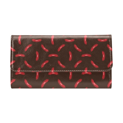Sausage Print Design LKS302 Women's Trifold Wallet