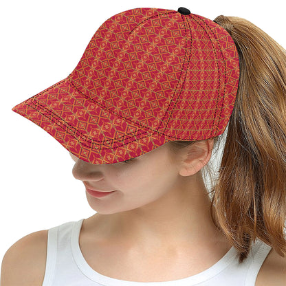 Southwest Aztec Design Themed Print Snapback Cap