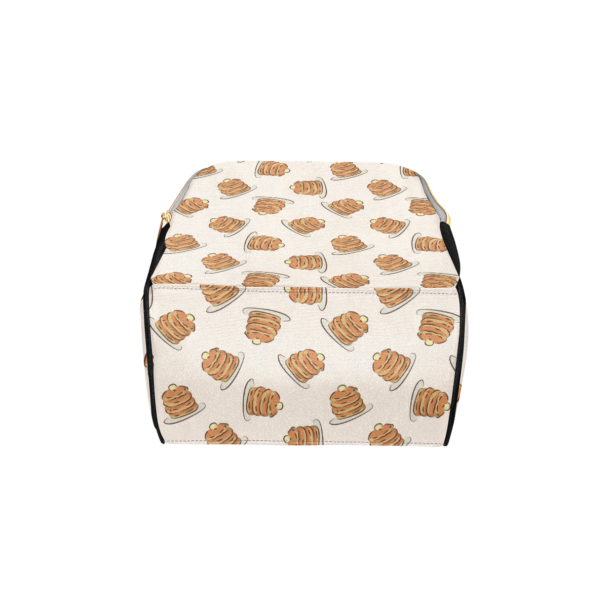 Pancake Pattern Print Design A01 Diaper Bag Backpack
