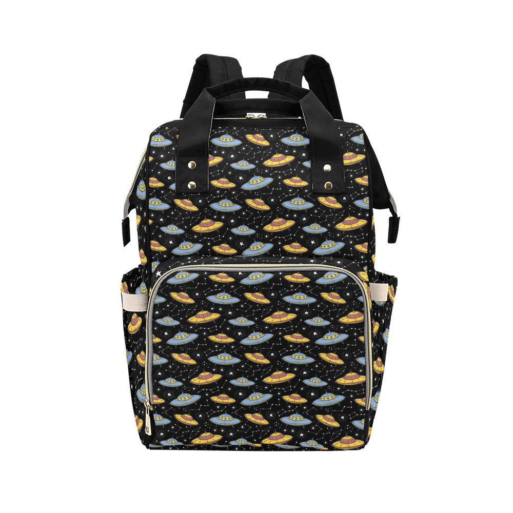 UFO Print Design LKS307 Diaper Bag Backpack