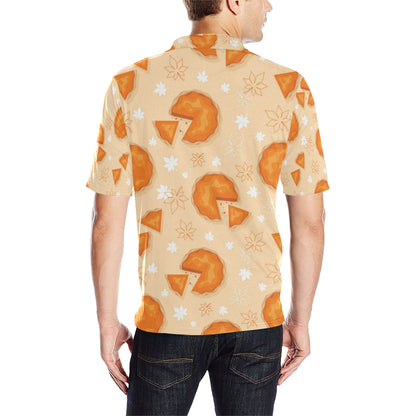 Pie Pattern Print Design A01 Men Polo Shirt