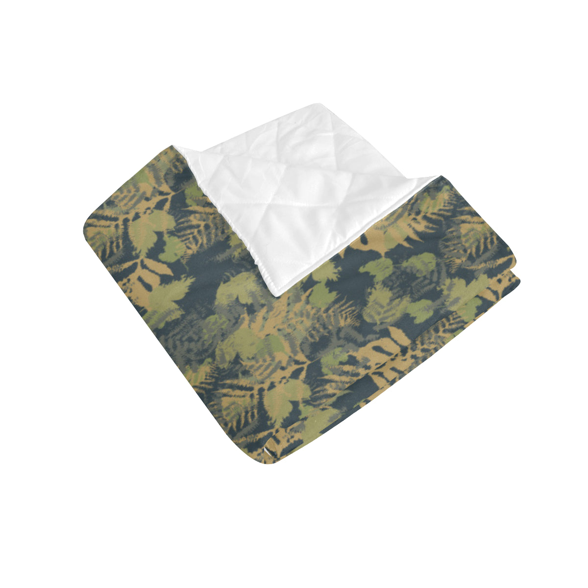 Camouflage Tropical Pattern Print Design 04 Premium Quilt