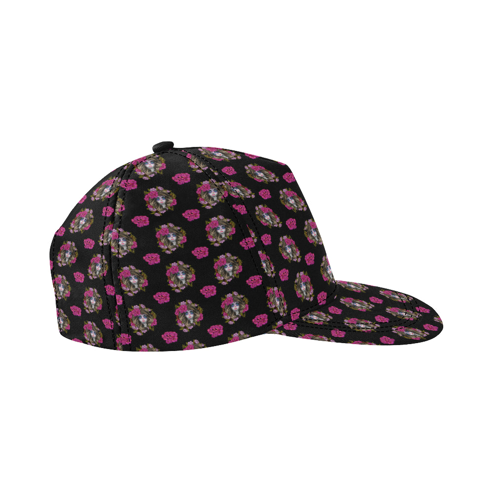 Day of the Dead Makeup Girl Snapback Cap