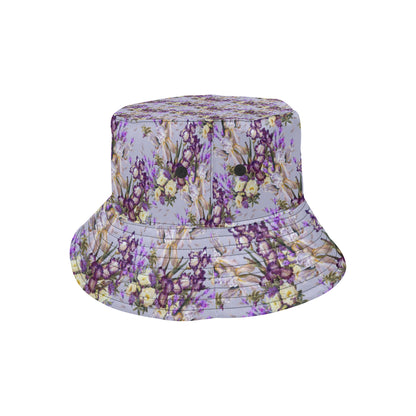 Iris Pattern Print Design IR07 Unisex Bucket Hat