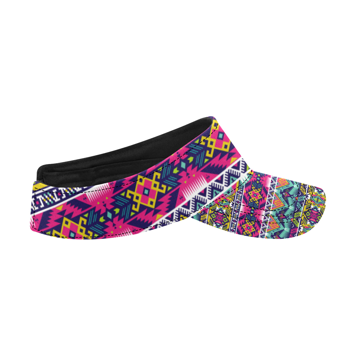 Indian Navajo Color Themed Design Print Unisex Sun Visor
