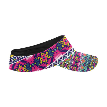 Indian Navajo Color Themed Design Print Unisex Sun Visor