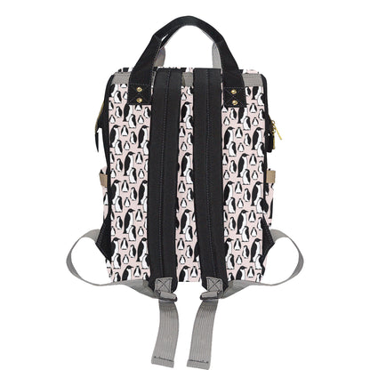 Penguin Themed Diaper Bag Backpack