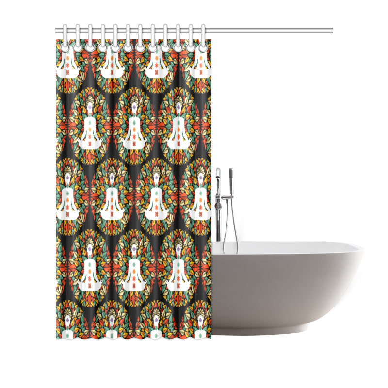 Chakra Yoga Shower Curtain
