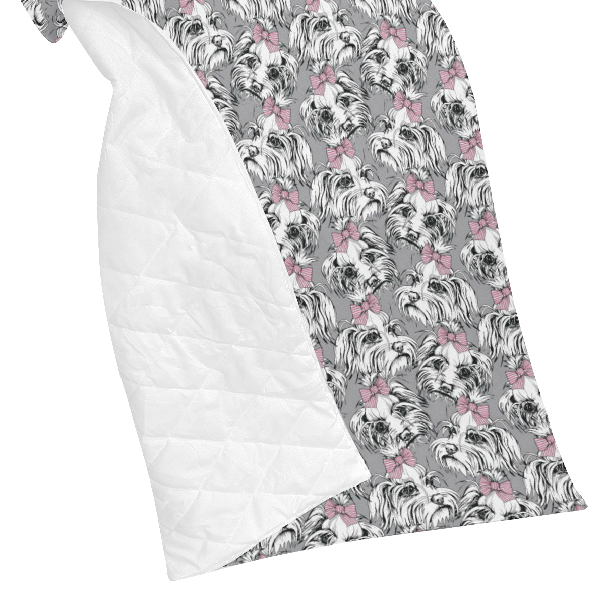 Maltese Pattern Print Design 01 Premium Quilt