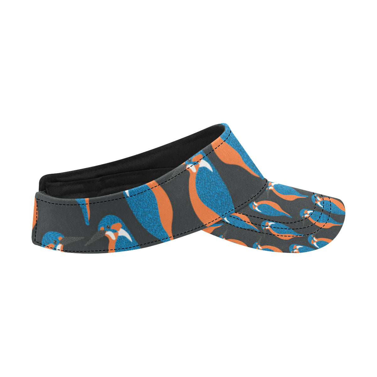 Kingfisher Pattern Print Design 03 Unisex Sun Visor