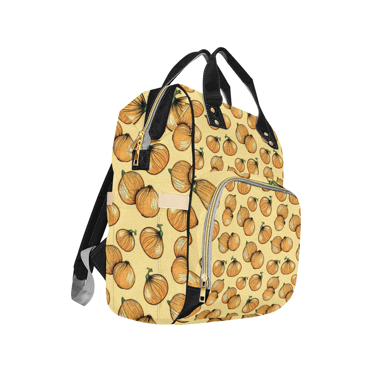 Onion Pattern Print Design A04 Diaper Bag Backpack
