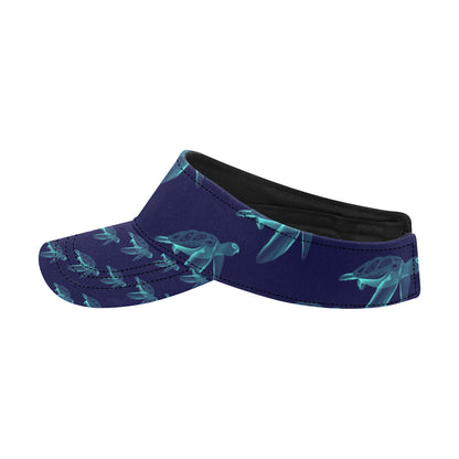 Sea Turtle Pattern Print Design T04 Unisex Sun Visor