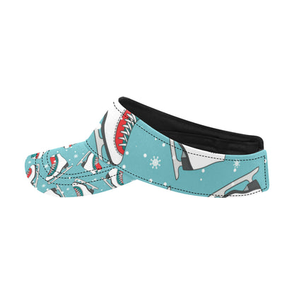 Ice Skate Pattern Print Design 03 Unisex Sun Visor