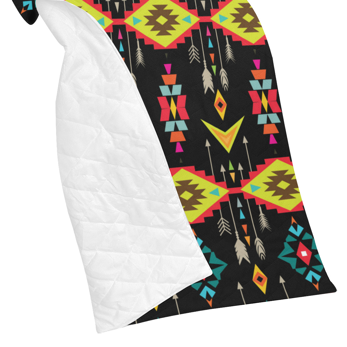 Native Pattern Print Design A05 Premium Quilt