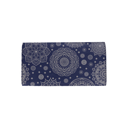Mandala Pattern Print Design 02 Women's Trifold Wallet