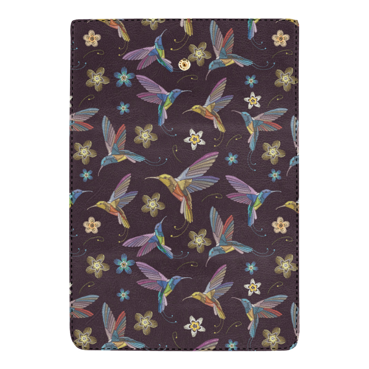 Hummingbird Pattern Print Design 04 Women's Trifold Wallet