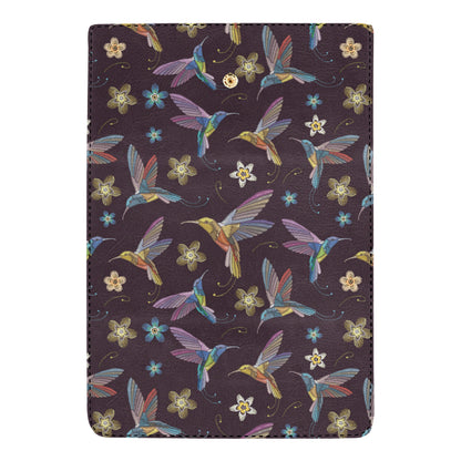 Hummingbird Pattern Print Design 04 Women's Trifold Wallet