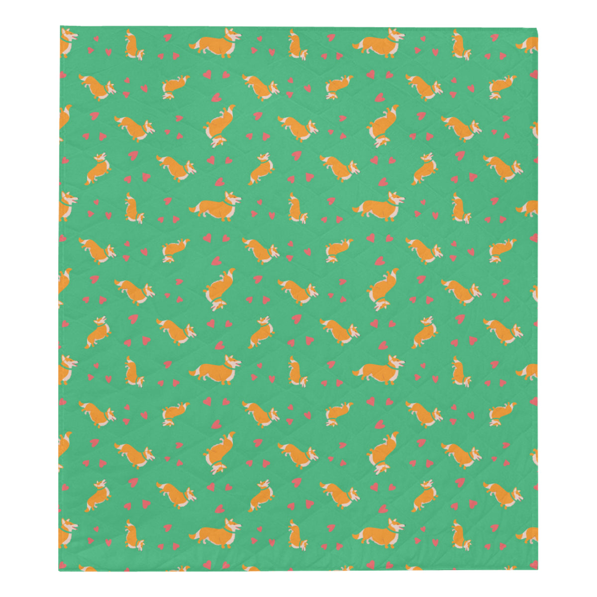 Cardigan Welsh Corgis Pattern Print Design 03 Premium Quilt