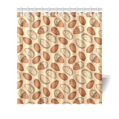 Almond Pattern Print Design 04 Shower Curtain
