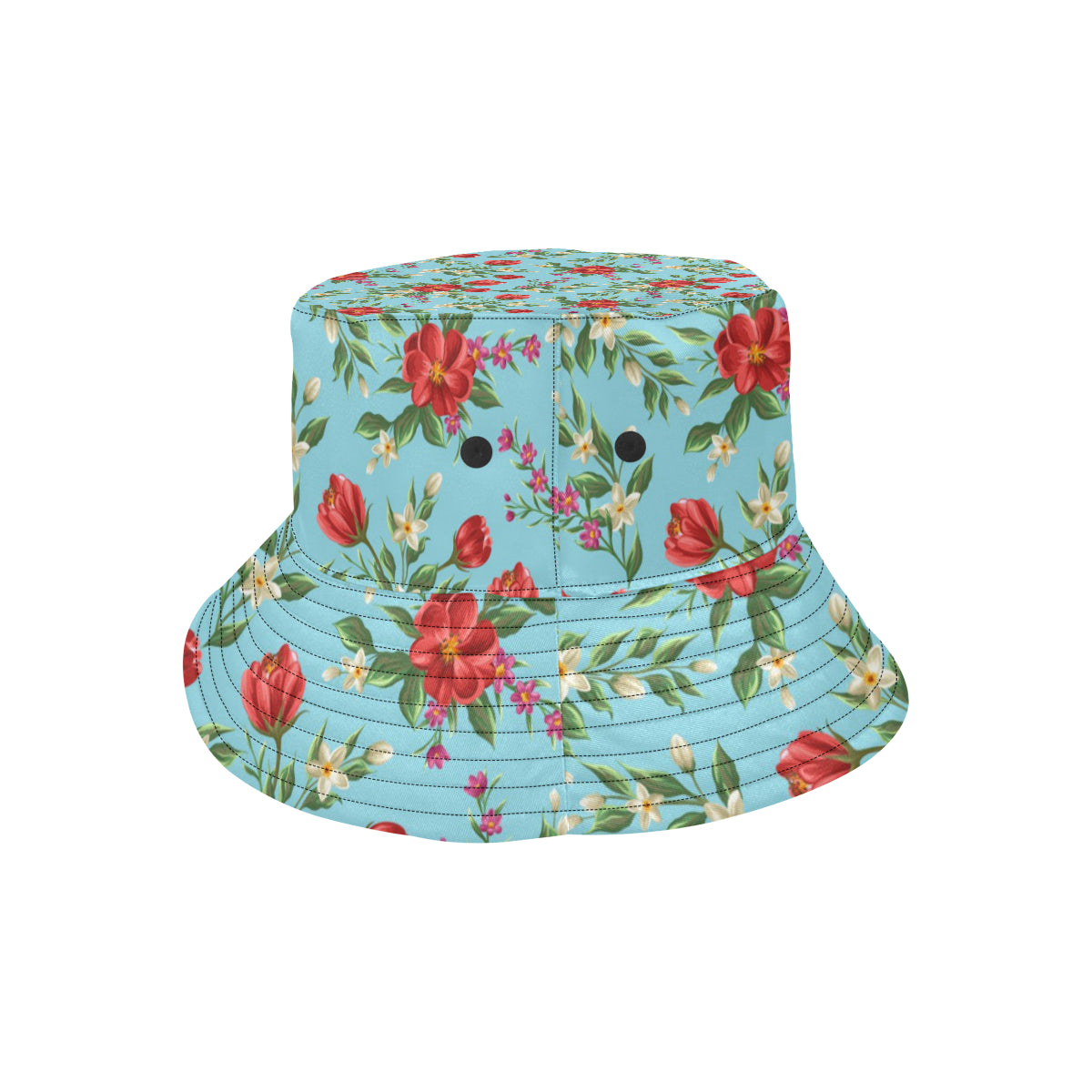 Summer Floral Pattern Print Design SF011 Unisex Bucket Hat