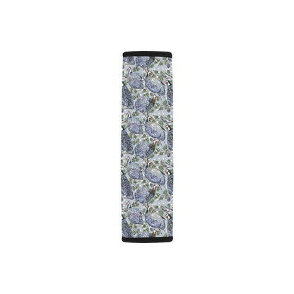 Guinea Fowl Print Design LKS402 Car Seat Belt Cover