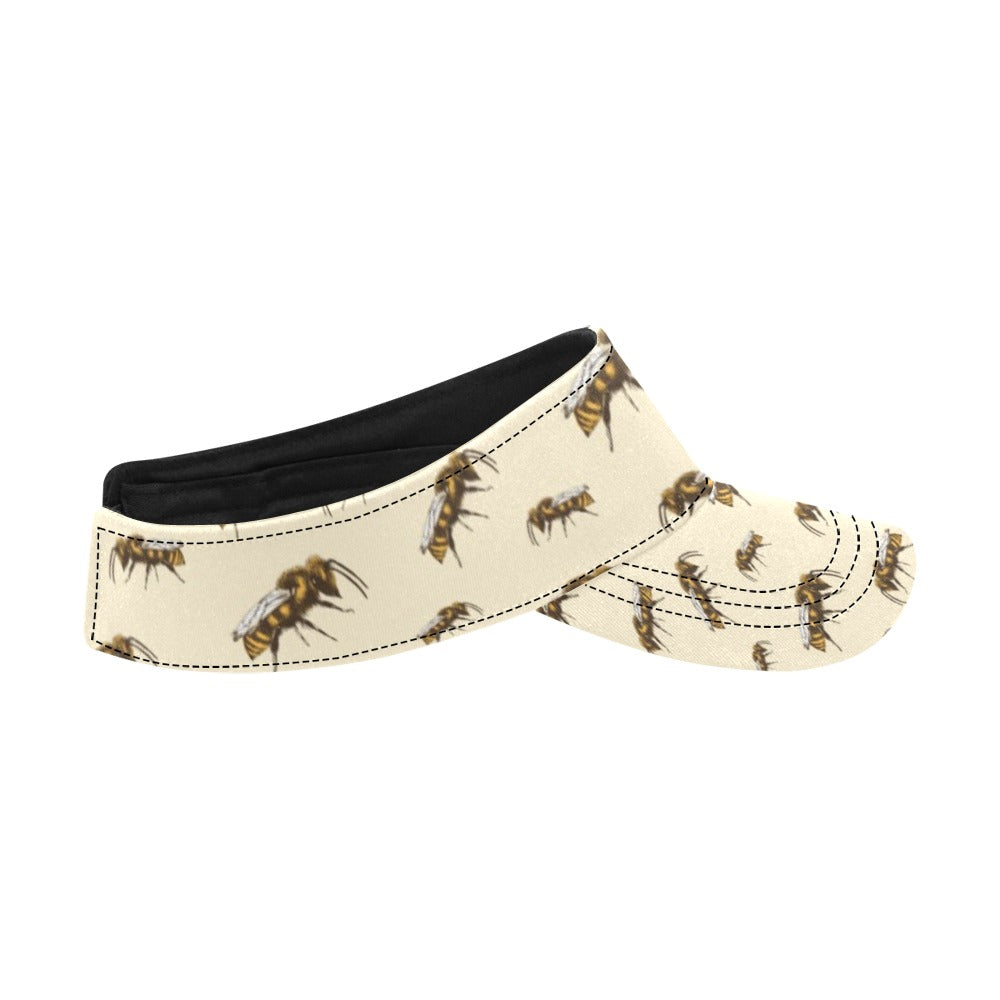 Bee Print Design LKS306 Unisex Sun Visor