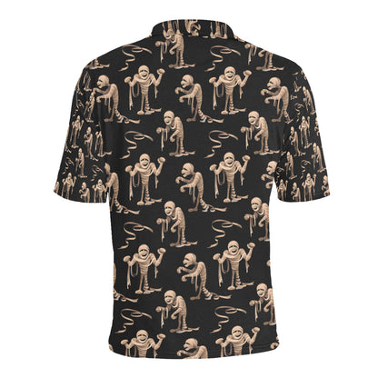 Mummy Print Design LKS302 Men Polo Shirt