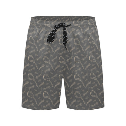 Steak Print Design LKS302 Men's Swim Trunks Beach Shorts