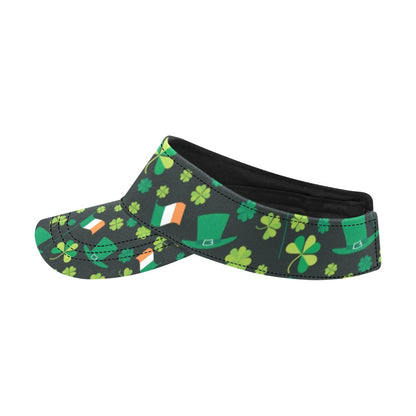 Shamrock Saint Patrick's Day Print Design LKS304 Unisex Sun Visor