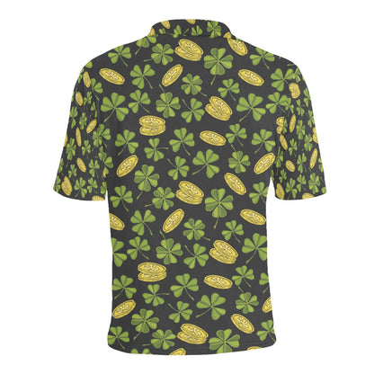St Patricks Day Print Design LKS305 Men Polo Shirt