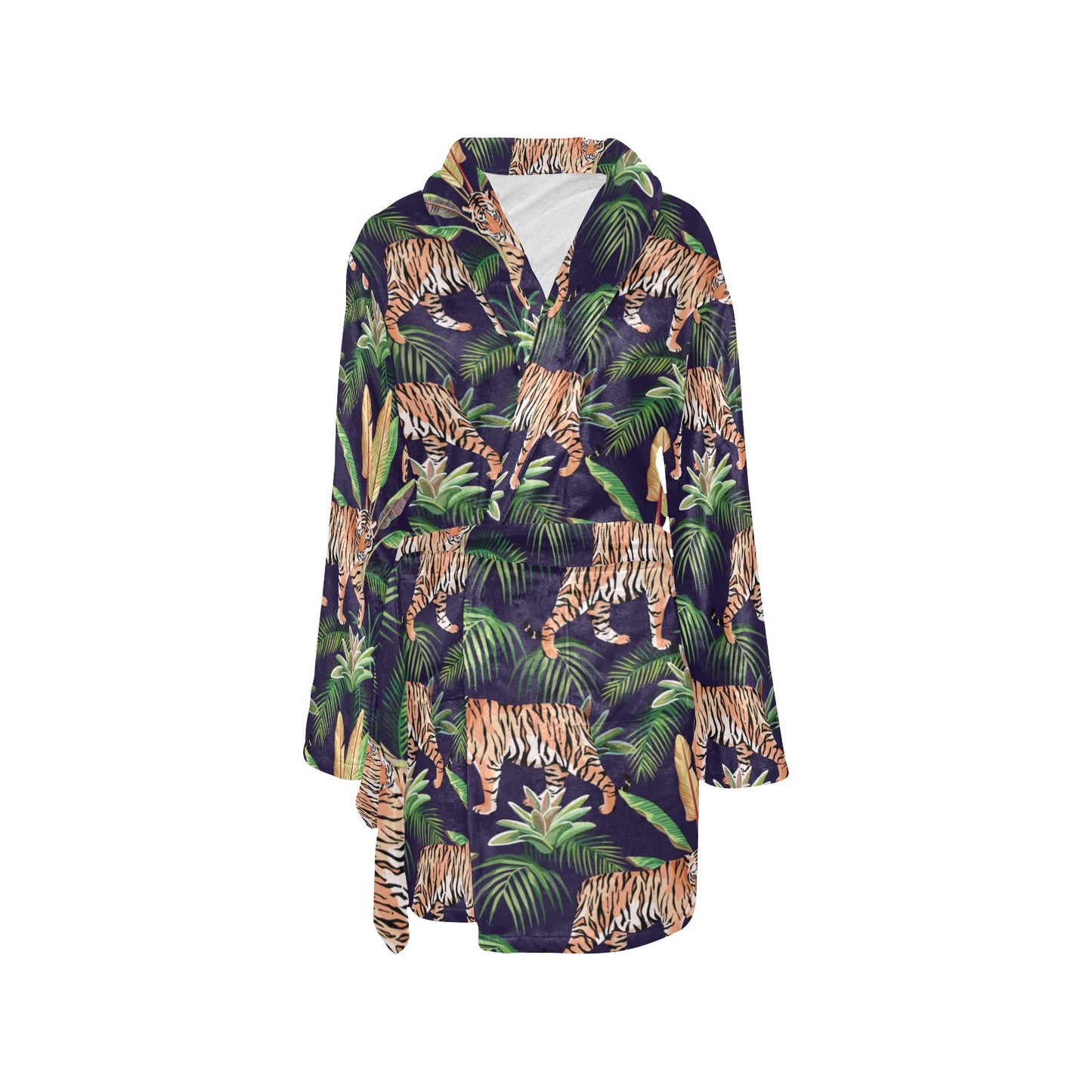 Tiger Jungle Women's Fleece Robe