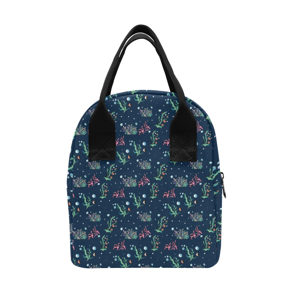 Seaweed Print Design LKS306 Insulated Lunch Bag